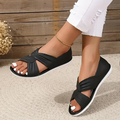 Beatrice | Orthopedische Sandalen met Stijlvolle Strik
