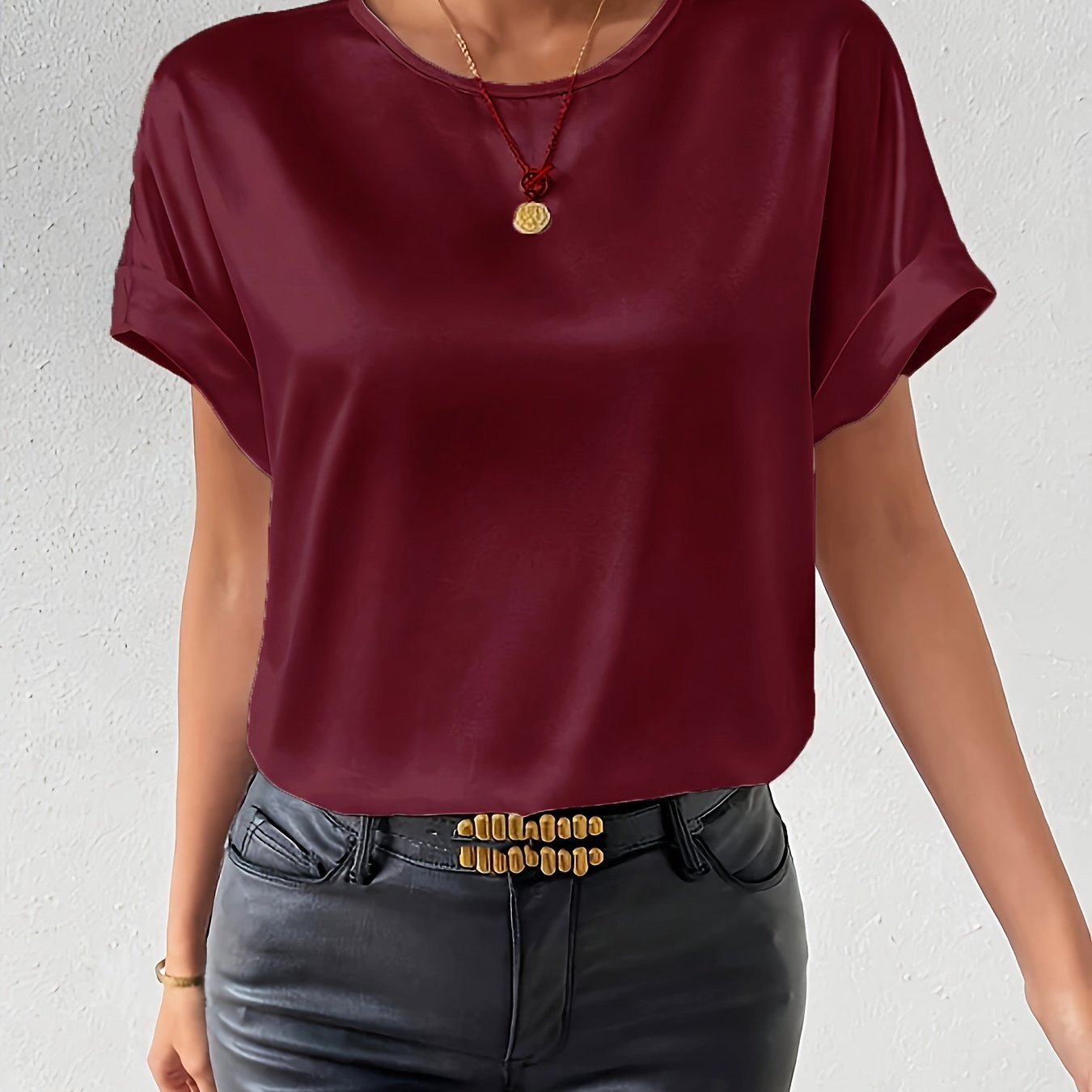 Bernadette | Zomerse top met ceintuurdetail