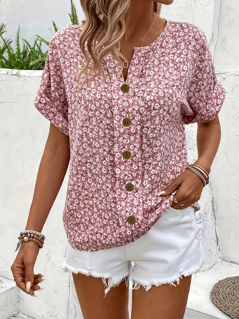 Sophie | Luchtige Vintage Bloemenblouse