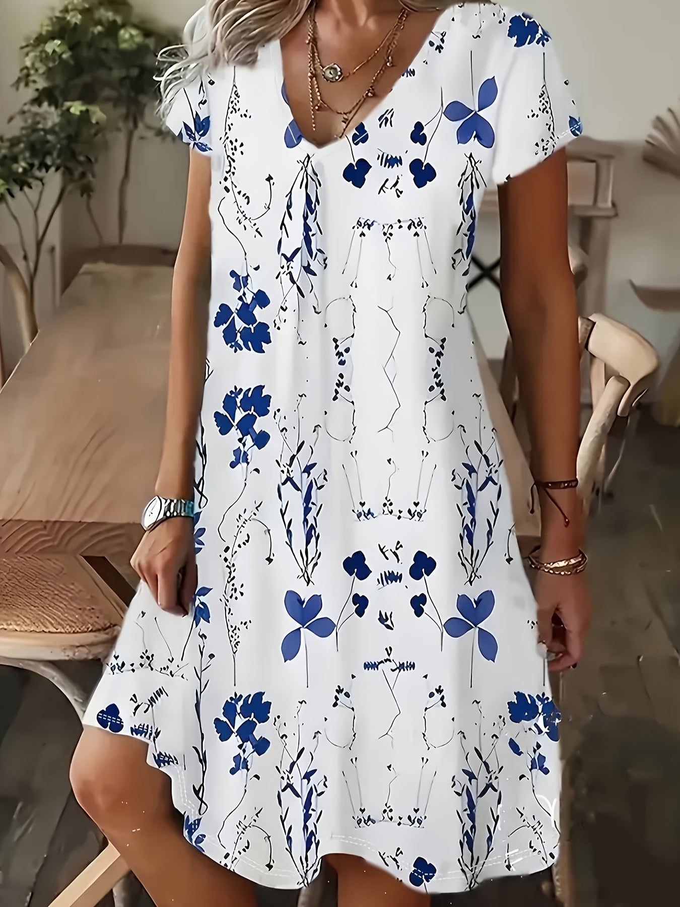 Sylviane | Zomerjurk met stijlvolle eenvoud
