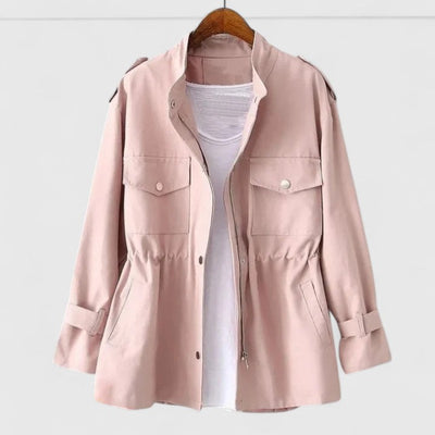 Claudette | Elegante double-breasted jas met ceintuur