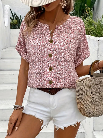 Sophie | Luchtige Vintage Bloemenblouse
