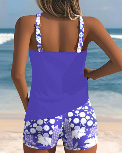 Sabrina | Zwemset met bloemenprint en comfortabele top