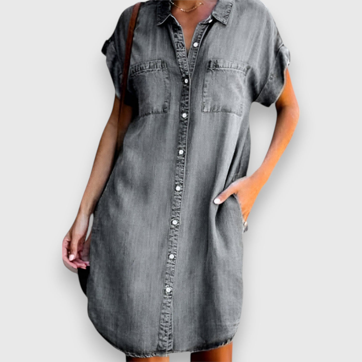 Pauline | Luchtige Denim Jurk