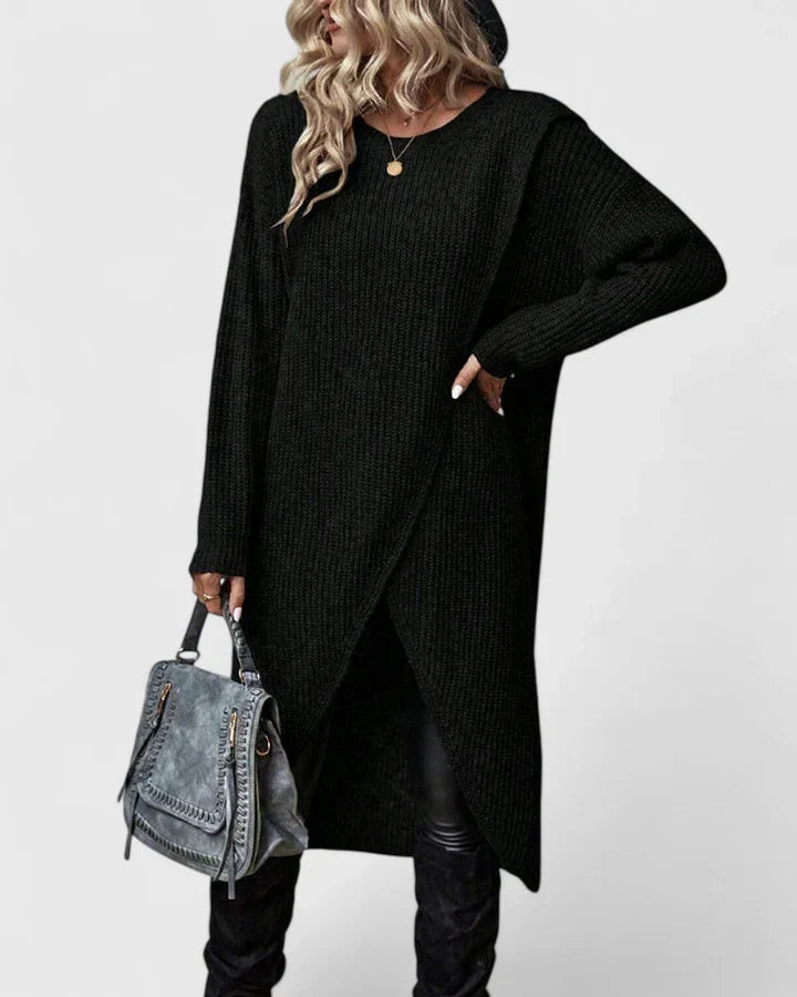 Fleurine | Elegante trui-jurk met rechte pasvorm