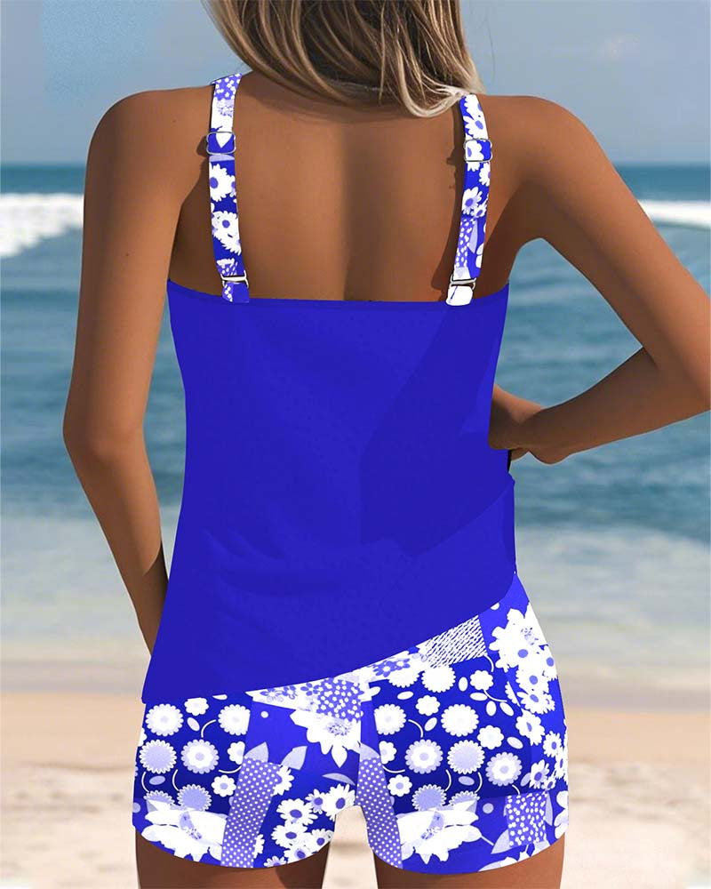 Sabrina | Zwemset met bloemenprint en comfortabele top
