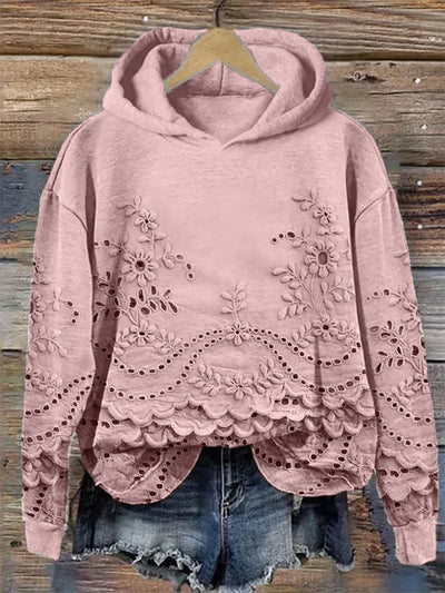 Sara | Lichte hoodie met moderne print