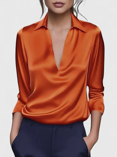 Juliette | Elegante blouse met tijdloze V-hals