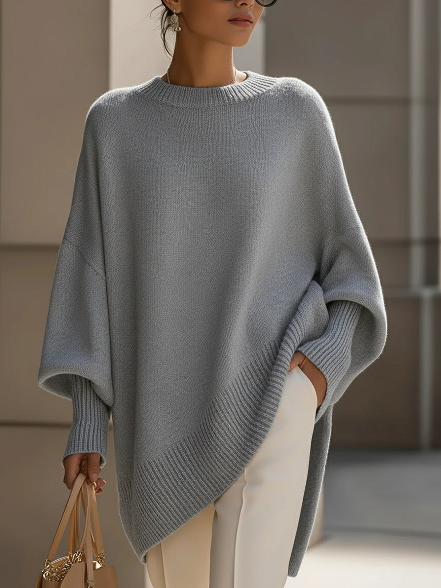 Anneta | Oversized poncho trui