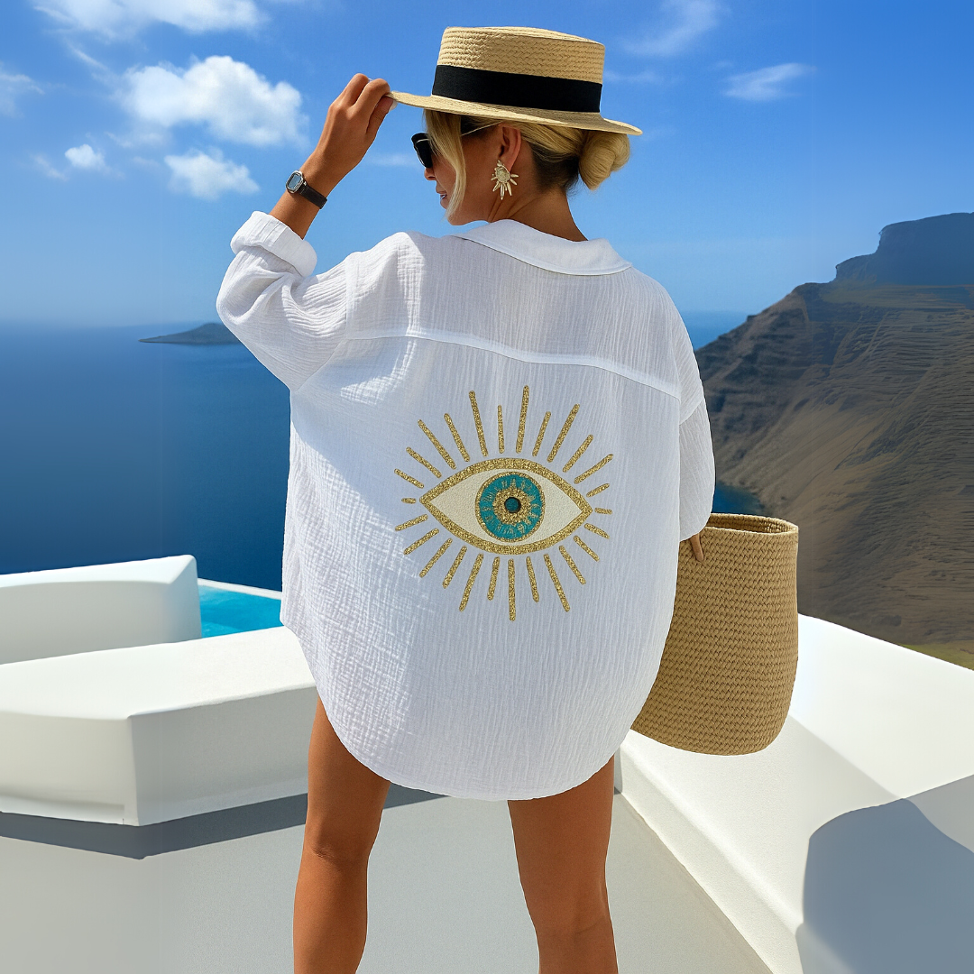 Renée | Luchtige boho-blouse met sierlijk detail