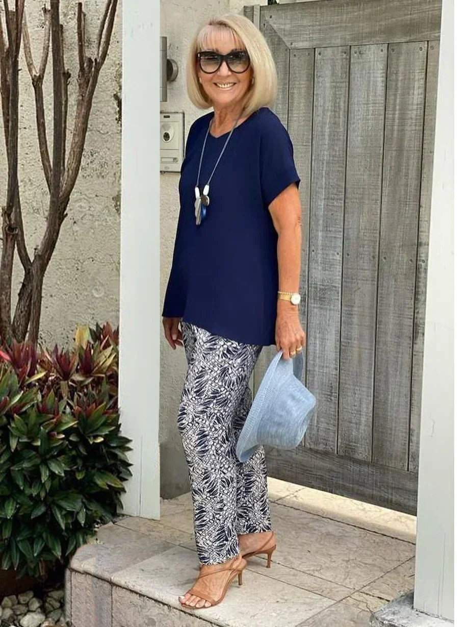 Lottie | Casual Two-Piece Floral Set for Spring