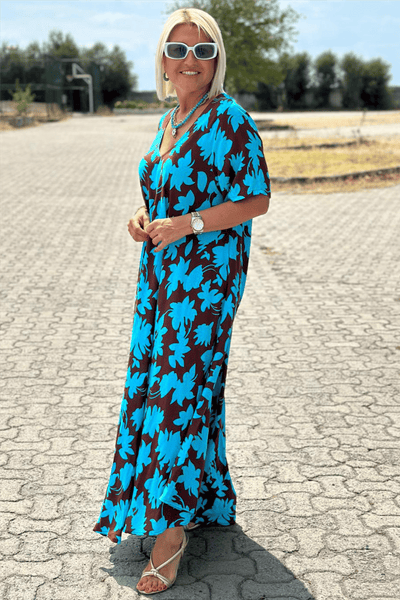 Renée | Elegante jurk met flatterende V-hals en soepele taille