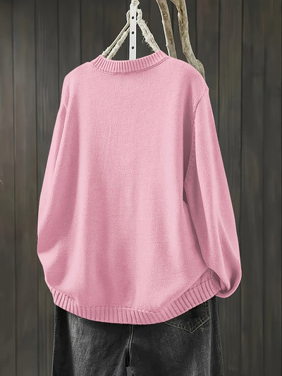 Françoise | Comfortabele cardigan met decoratieve knopen
