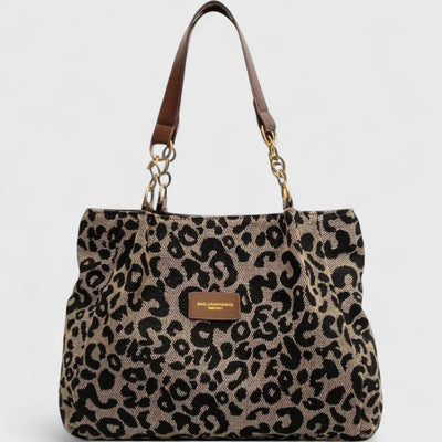Valérie | Grote tas met elegante luipaardprint