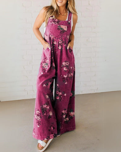Sanne | Denim salopette met speelse details