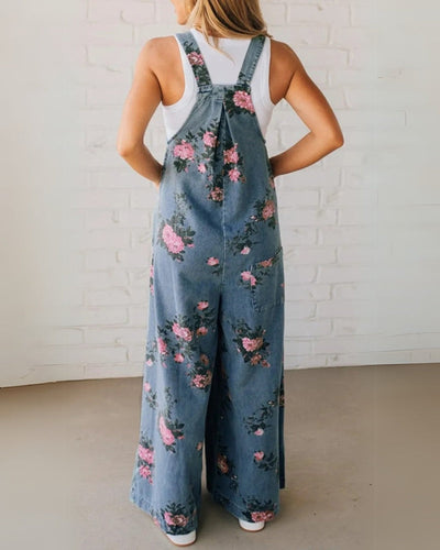 Sanne | Denim salopette met speelse details