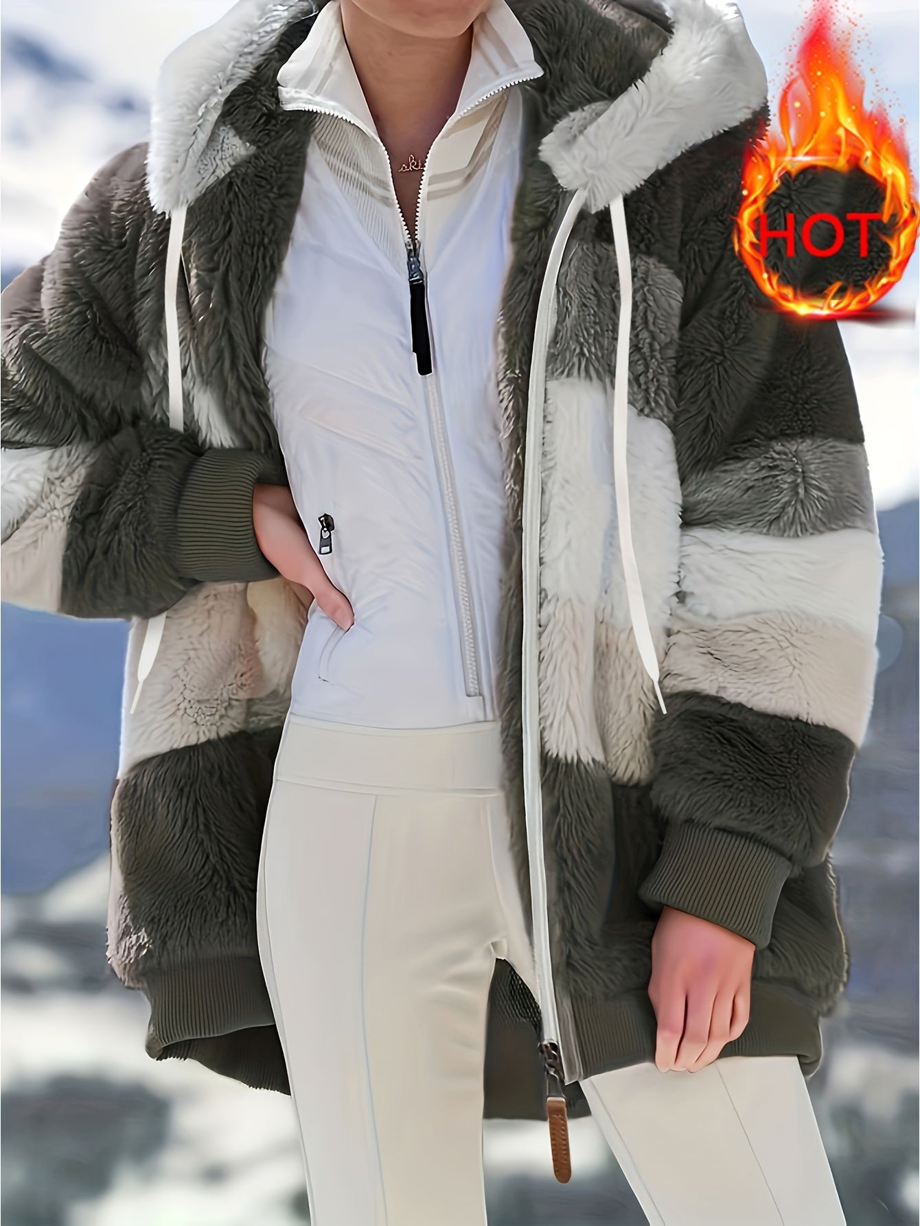 Monique | Gebreide patchwork-trui