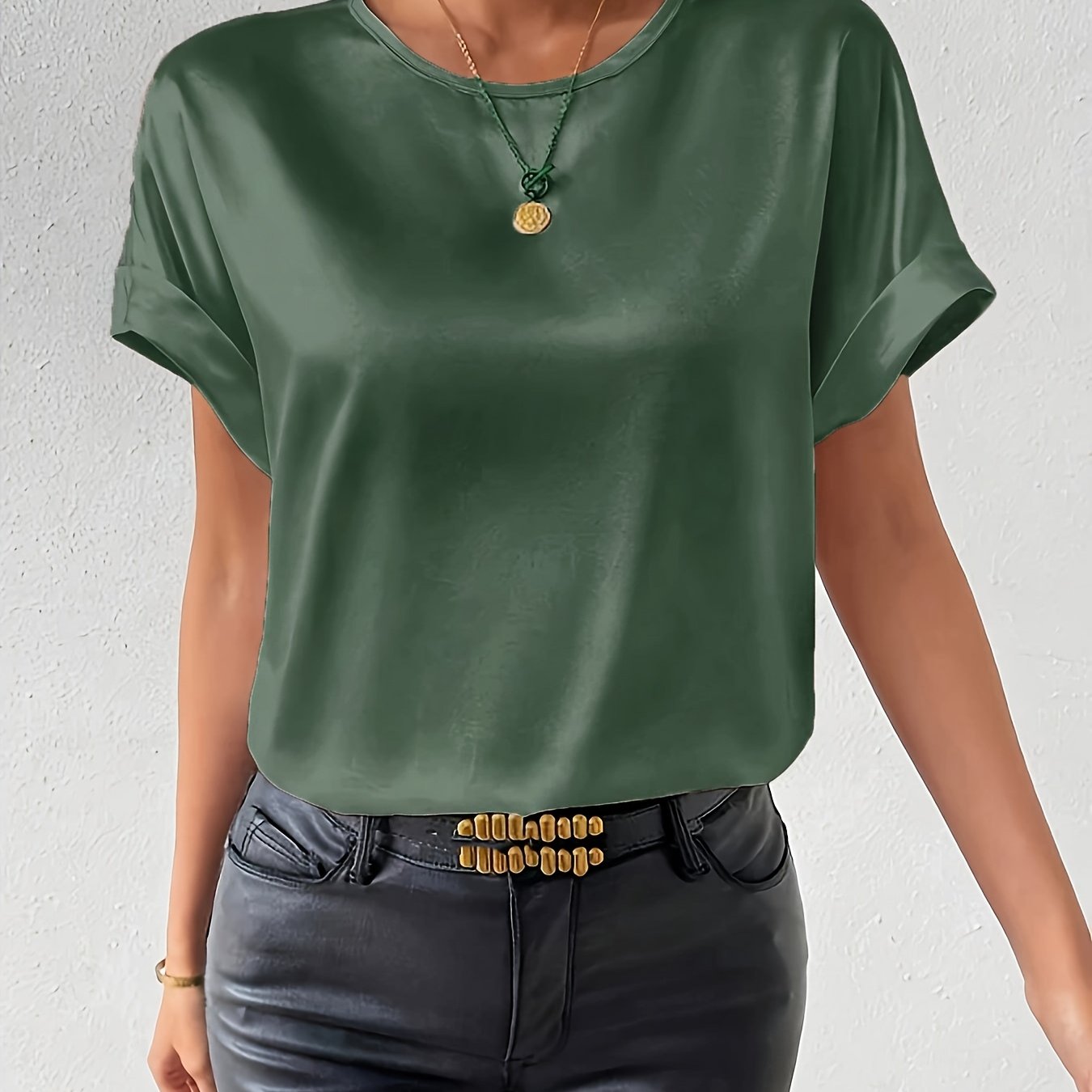 Bernadette | Zomerse top met ceintuurdetail