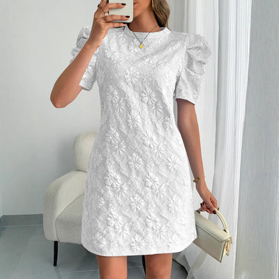 Florine | Elegante jurk met verfijnde details en tijdloze charme