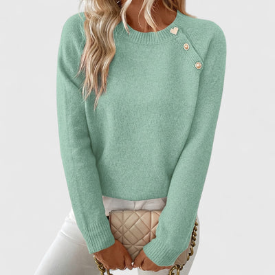 Safi | Fijne trui met knoopdetails