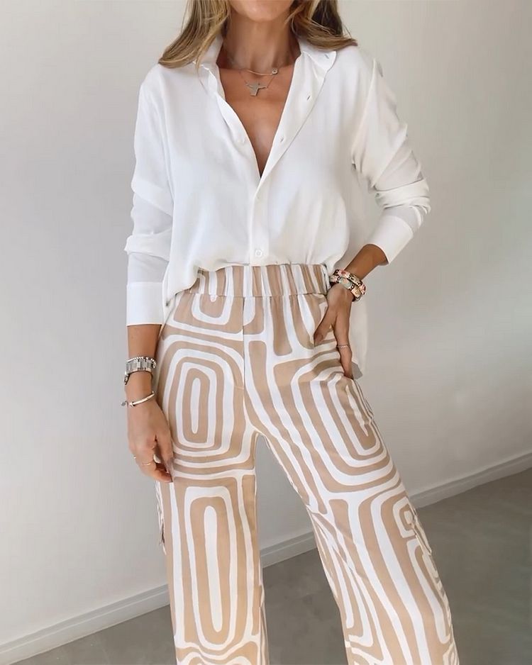 Noémie | Tweedelige Set met Lange Mouwen & Comfort Fit