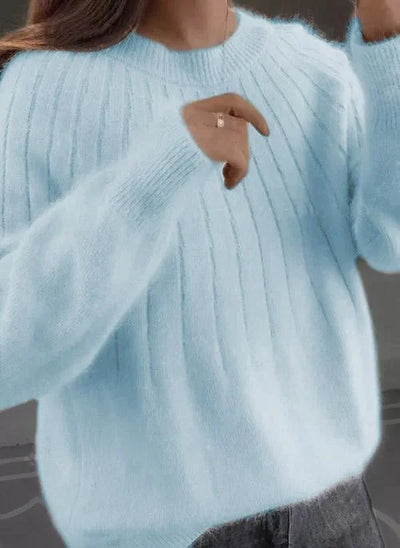 Isabelle | Fluffy trui met ronde hals
