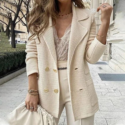 Pauline | Lange effen cardigan