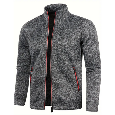 Charles | Klassiek Gebreid Vest met Rits