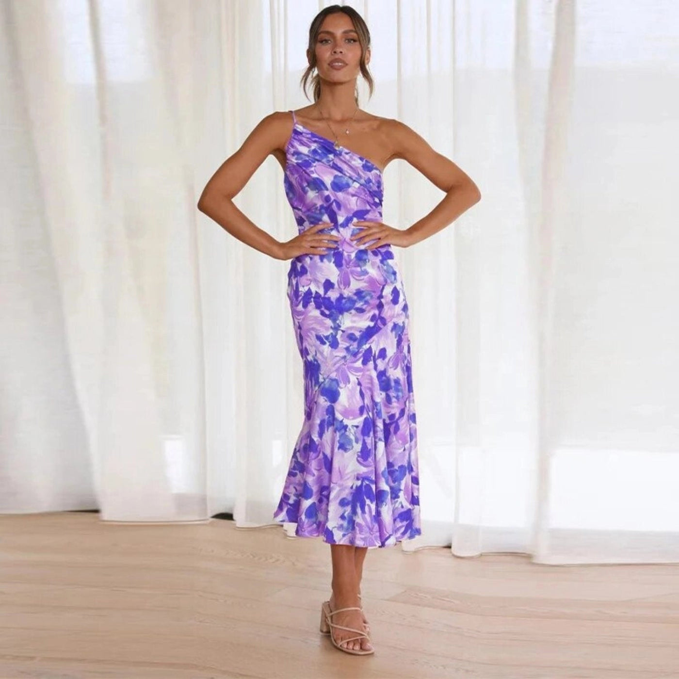 Katie - Elegant One-Shoulder Dress