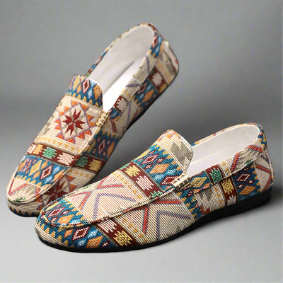 Presco | Boheemse Andes Canvas Loafer