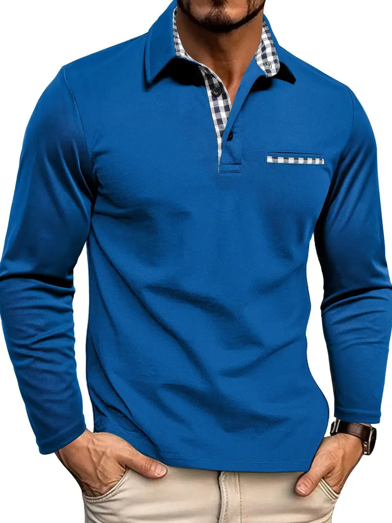 Brooklyn | Poloshirt met lange mouwen