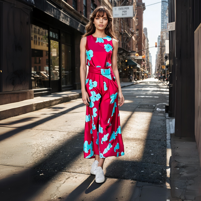 Liana - Jurk met Bloemenprint
