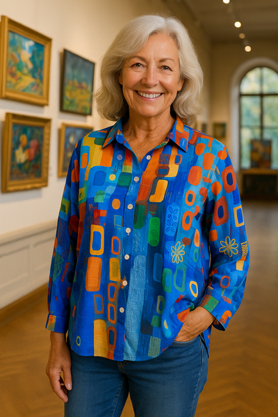 Edna | Artistic Blouse - Effortless, Unapologetically You
