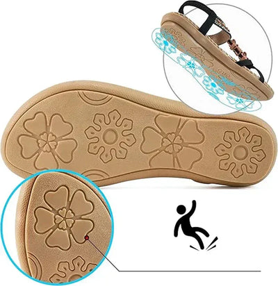 Viviane | Comfort+ sandalen met orthopedische steun en elegante sleehak