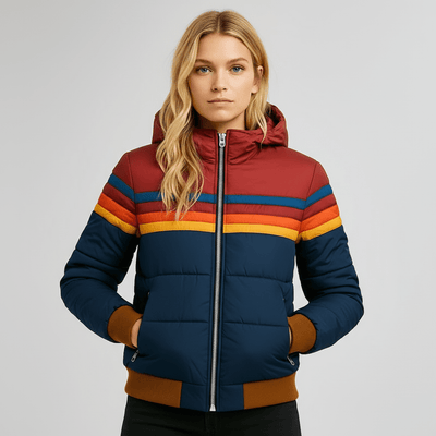 Sentra | De Retro Regenboog Pufferjas