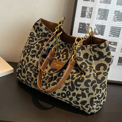 Leonora | Luipaard Charm Tote