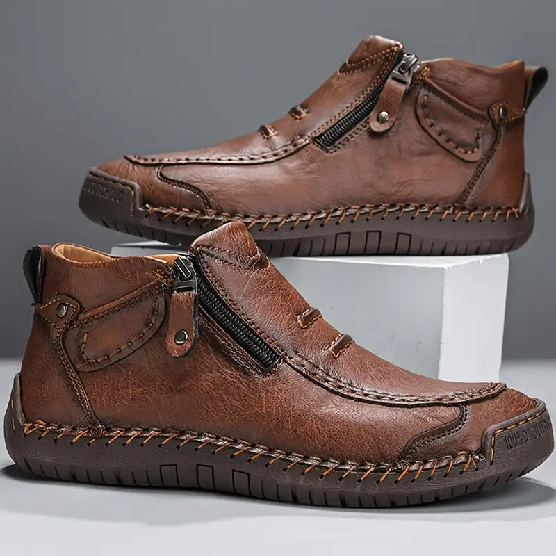 Einar | Comfortabele orthopedische leren schoenen