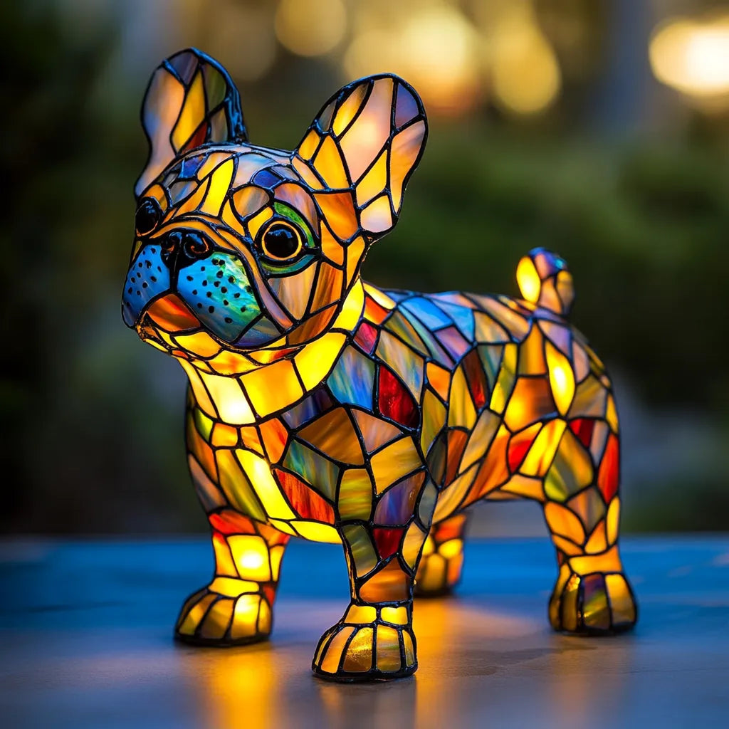 Lichtgevende Hond | Handgemaakte Lamp die Harten Laat Stralen