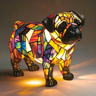 Lichtgevende Hond | Handgemaakte Lamp die Harten Laat Stralen