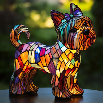 Lichtgevende Hond | Handgemaakte Lamp die Harten Laat Stralen