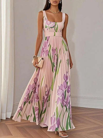 Liviana | Plissé Maxi-jurk