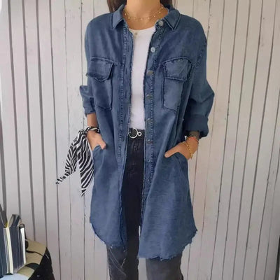 Mila | Casual Denim Overhemdjas