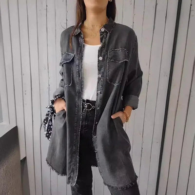 Mila | Casual Denim Overhemdjas