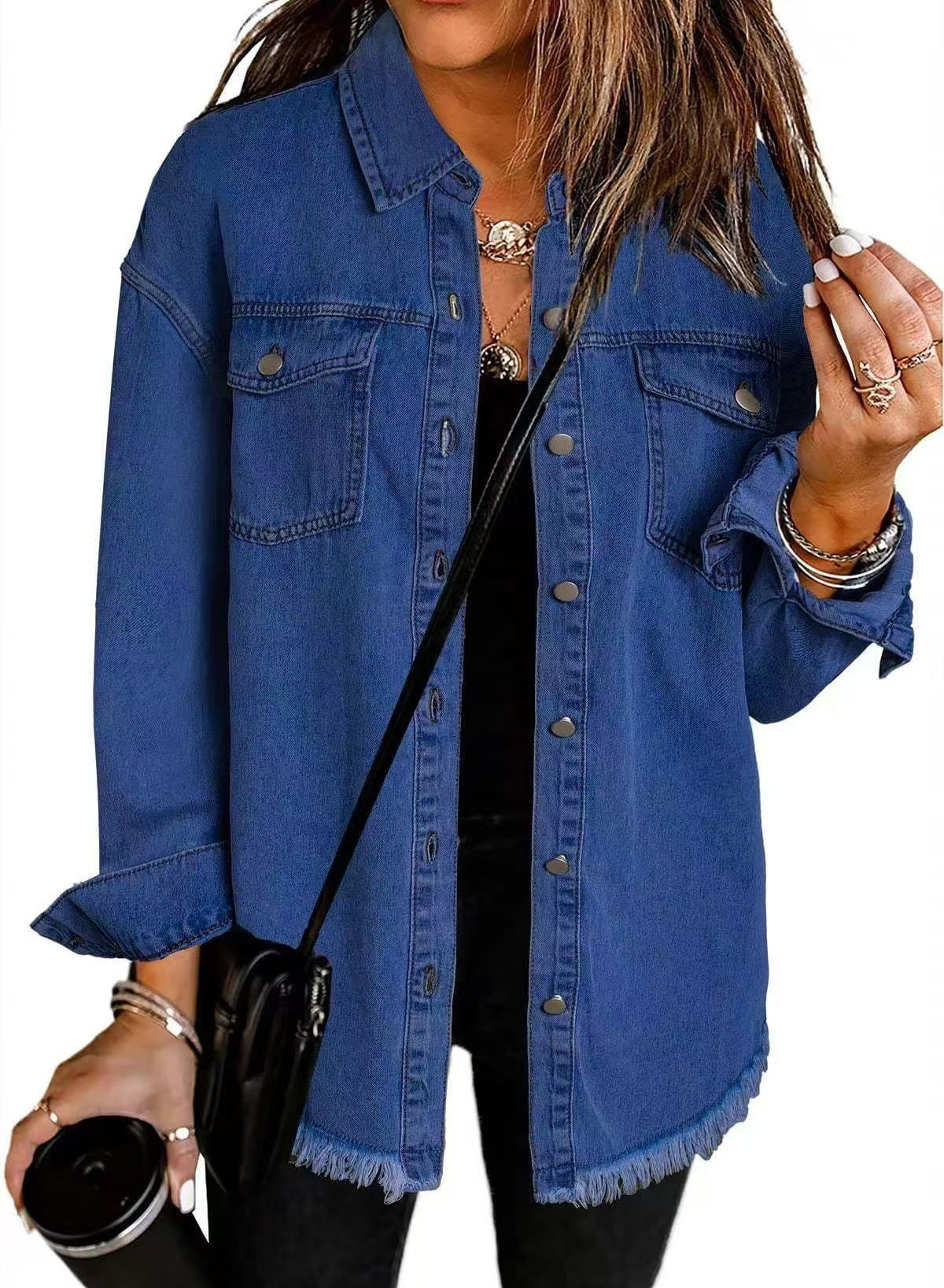 Simone | Denim jas met tijdloze snit