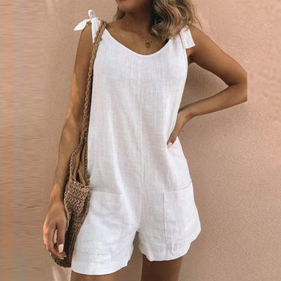Una | Jumpsuit met Strikbandjes en Zakken – Charmant detail, ultiem draagcomfort