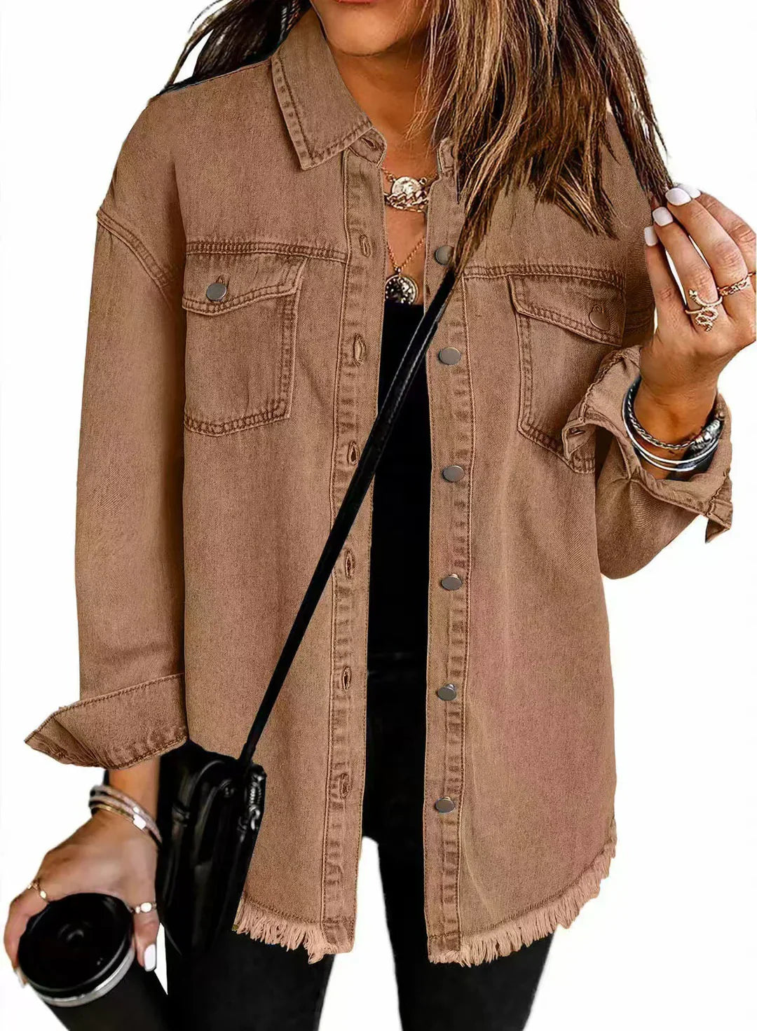Simone | Denim jas met tijdloze snit