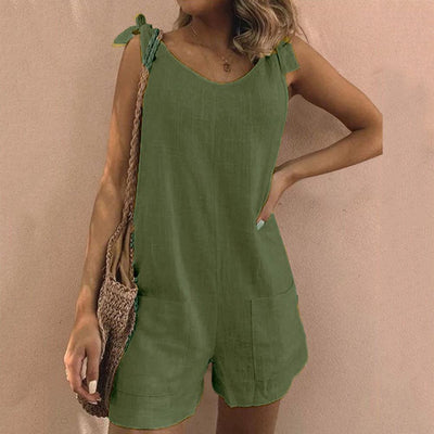 Una | Jumpsuit met Strikbandjes en Zakken – Charmant detail, ultiem draagcomfort