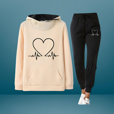 Heartbeat | Comfortabele Tweee-Delige Joggingpak
