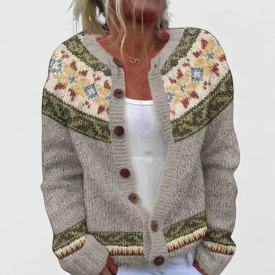 Isabelle | Warme vestjas met elegante knopen