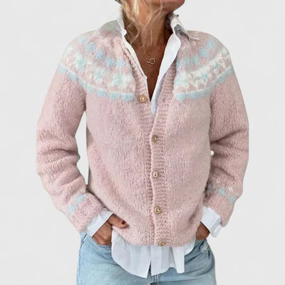 Isabelle | Warme vestjas met elegante knopen